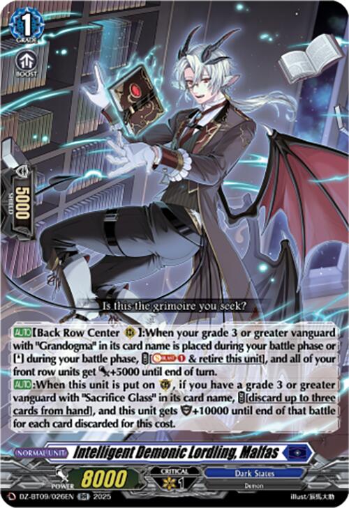 Image of Intelligent Demonic Lordling, Malfas (DZ-BT09/026EN) [Super Brave Detonation]