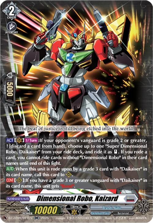 Image of Dimensional Robo, Kaizard (DZ-BT09/027EN) [Super Brave Detonation]