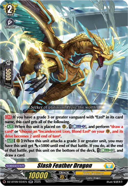Image of Slash Feather Dragon (DZ-BT09/034EN) [Super Brave Detonation]