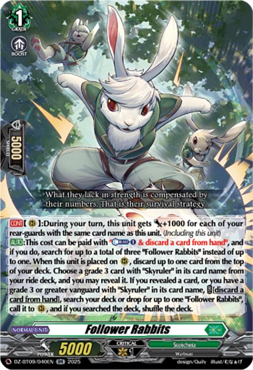 Image of Follower Rabbits (DZ-BT09/040EN) [Super Brave Detonation]
