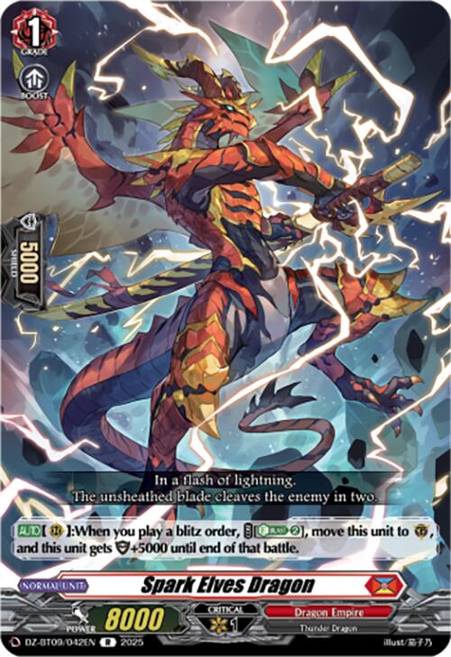 Image of Spark Elves Dragon (DZ-BT09/042EN) [Super Brave Detonation]
