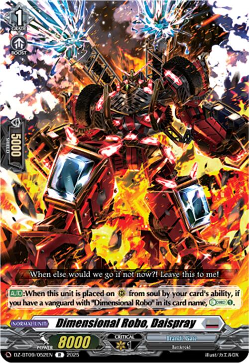 Image of Dimensional Robo, Daispray (DZ-BT09/052EN) [Super Brave Detonation]