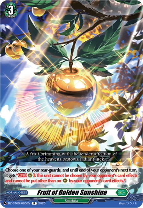 Image of Fruit of Golden Sunshine (DZ-BT09/065EN) [Super Brave Detonation]