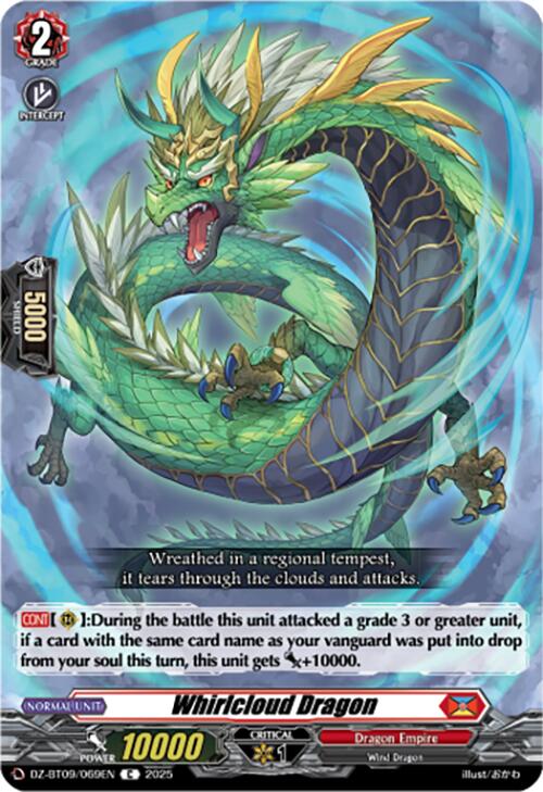 Image of Whirlcloud Dragon (DZ-BT09/069EN) [Super Brave Detonation]