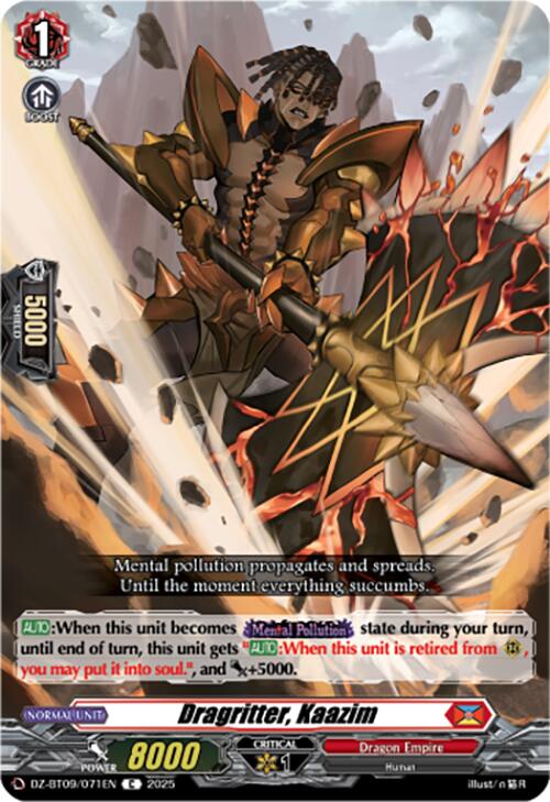 Image of Dragritter, Kaazim (DZ-BT09/071EN) [Super Brave Detonation]