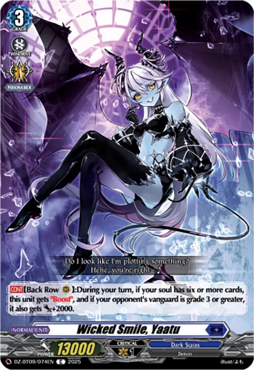 Image of Wicked Smile, Yaatu (DZ-BT09/074EN) [Super Brave Detonation]