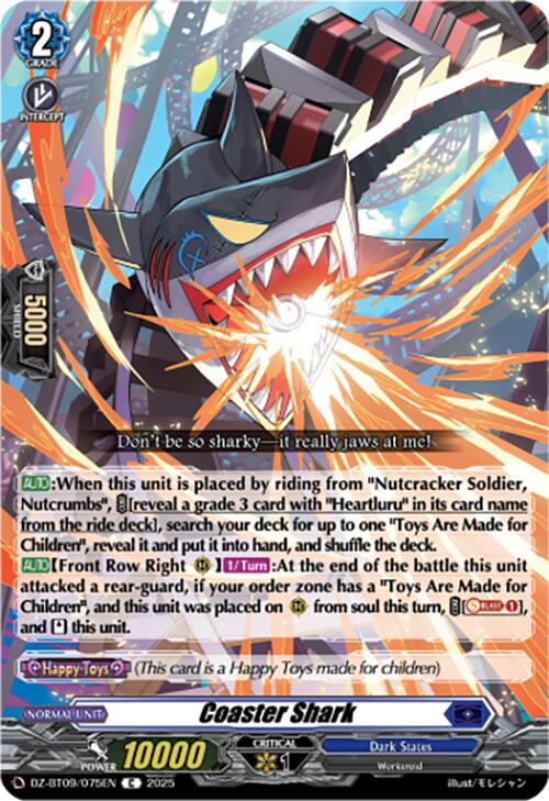 Image of Coaster Shark (DZ-BT09/075EN) [Super Brave Detonation]
