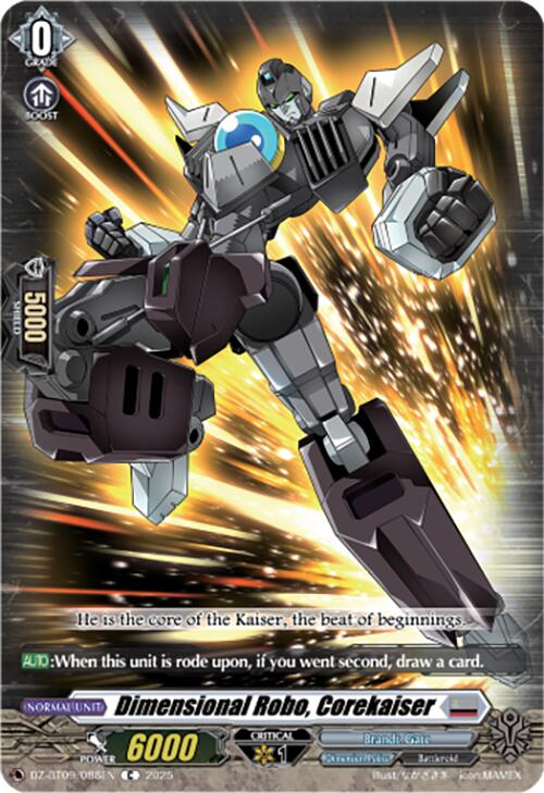 Image of Dimensional Robo, Corekaiser (DZ-BT09/088EN) [Super Brave Detonation]