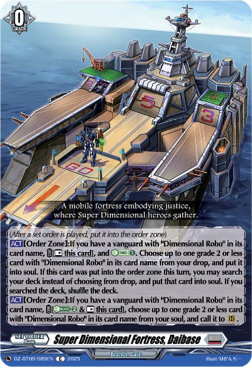 Image of Super Dimensional Fortress, Daibase (DZ-BT09/089EN) [Super Brave Detonation]