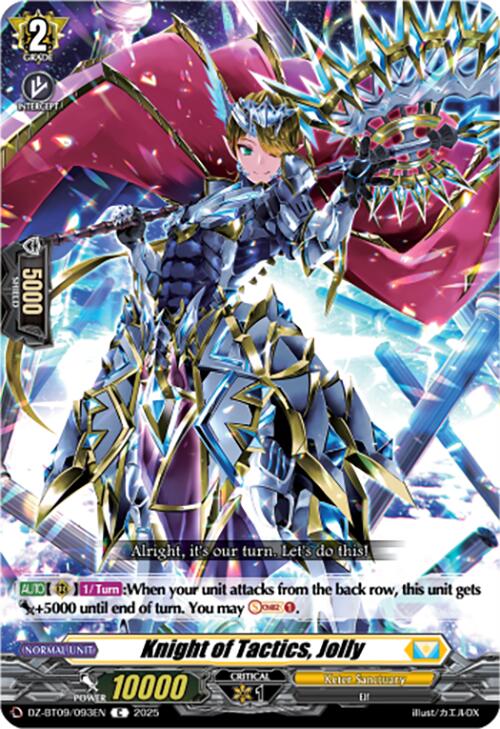 Image of Knight of Tactics, Jolly (DZ-BT09/093EN) [Super Brave Detonation]