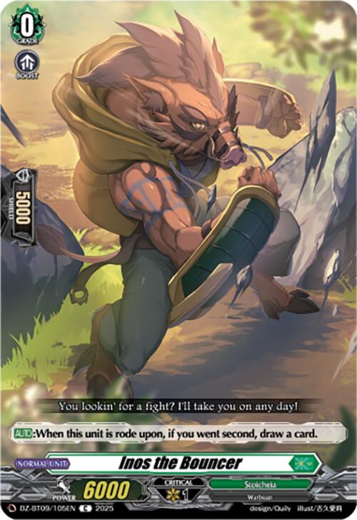Image of Inos the Bouncer (DZ-BT09/105EN) [Super Brave Detonation]