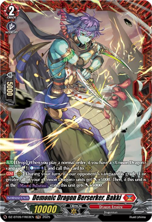 Image of Demonic Dragon Berserker, Bakki (DZ-BT09/FR03EN) [Super Brave Detonation]