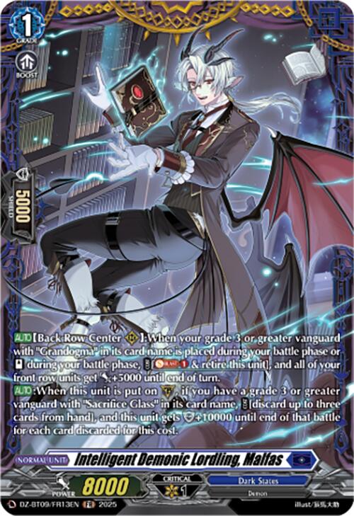 Image of Intelligent Demonic Lordling, Malfas (DZ-BT09/FR13EN) [Super Brave Detonation]