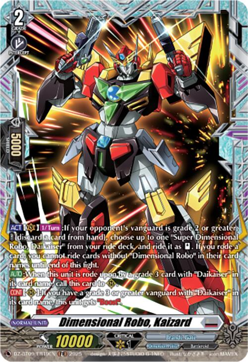 Image of Dimensional Robo, Kaizard (DZ-BT09/FR19EN) [Super Brave Detonation]