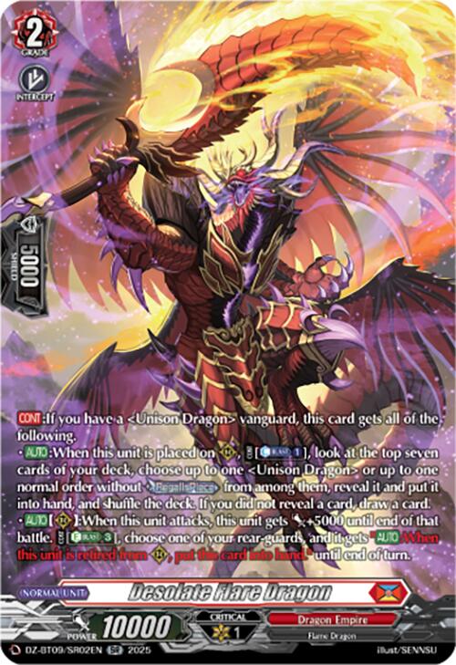 Image of Desolate Flare Dragon (DZ-BT09/SR02EN) [Super Brave Detonation]