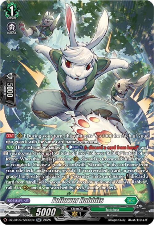 Image of Follower Rabbits (DZ-BT09/SR39EN) [Super Brave Detonation]