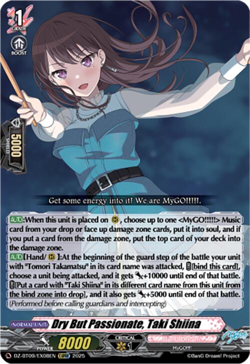 Image of Dry But Passionate, Taki Shiina (EXC) (DZ-BT09/EX08EN) [Super Brave Detonation]