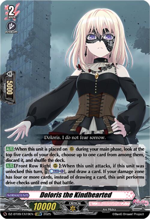 Image of Doloris the Kindhearted (EXC) (DZ-BT09/EX19EN) [Super Brave Detonation]