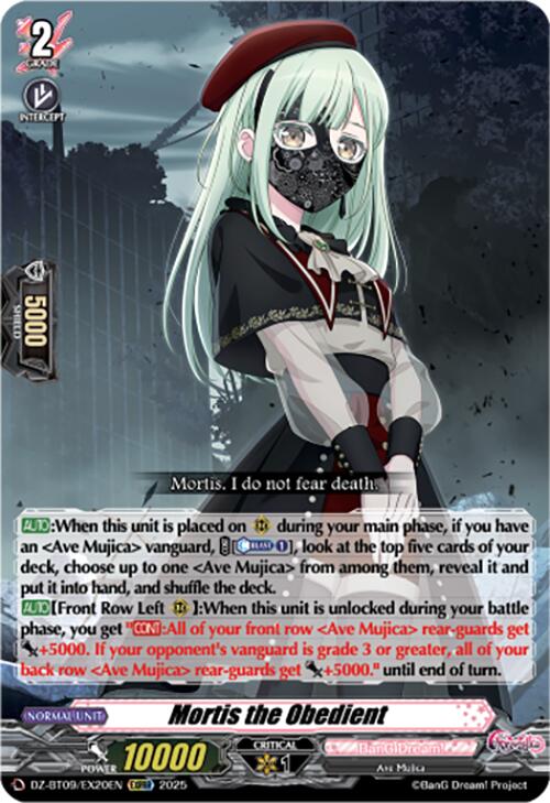 Image of Mortis the Obedient (EXC) (DZ-BT09/EX20EN) [Super Brave Detonation]