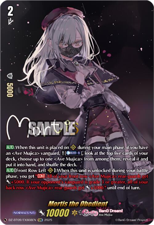 Image of Mortis the Obedient (DZ-BT09/EXS08EN) [Super Brave Detonation]