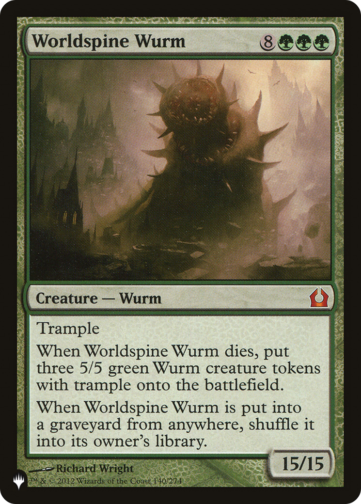 Image of Worldspine Wurm [The List]