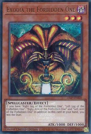 Image of Exodia the Forbidden One [25LP-EN000] Ultra Rare