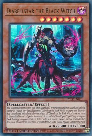 Image of Diabellstar the Black Witch [25LP-EN001] Ultra Rare