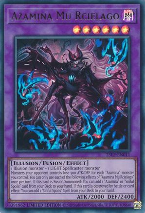 Image of Azamina Mu Rcielago [25LP-EN011] Ultra Rare