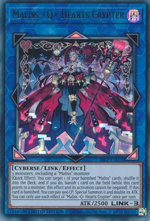 Image of Maliss Q Hearts Crypter [25LP-EN016] Ultra Rare