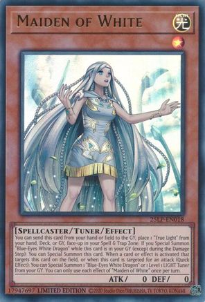 Image of Maiden of White [25LP-EN018] Ultra Rare