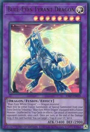 Image of Blue-Eyes Tyrant Dragon [25LP-EN019] Ultra Rare