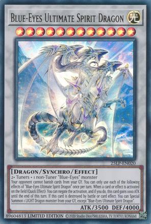 Image of Blue-Eyes Ultimate Spirit Dragon [25LP-EN020] Ultra Rare