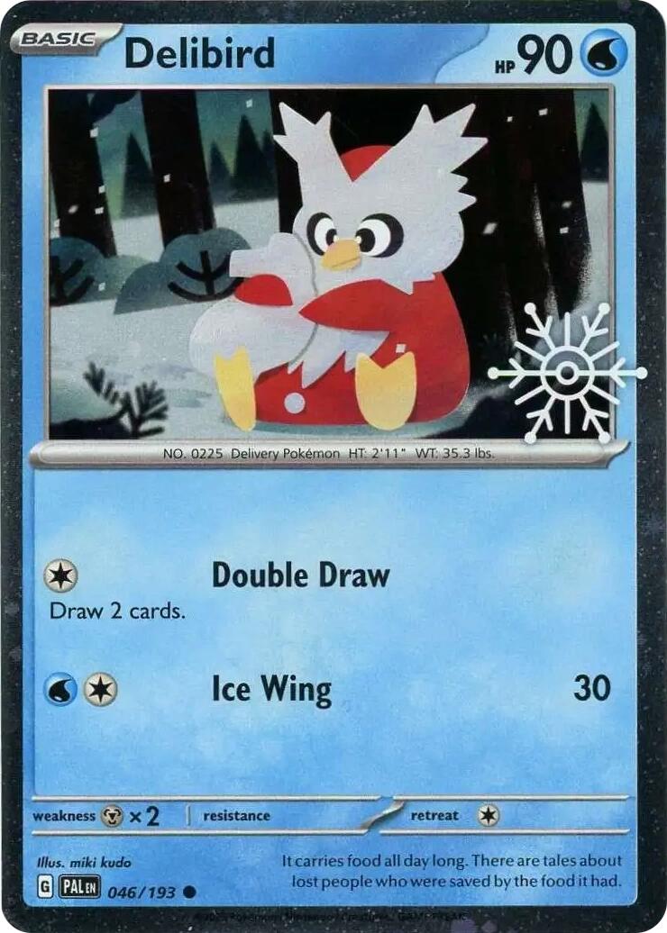 Image of Delibird (046/193) (Holiday Calendar) [Miscellaneous Cards]