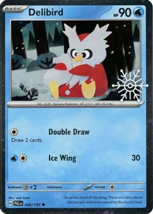 Image of Delibird (046/193) (Holiday Calendar) [Miscellaneous Cards]