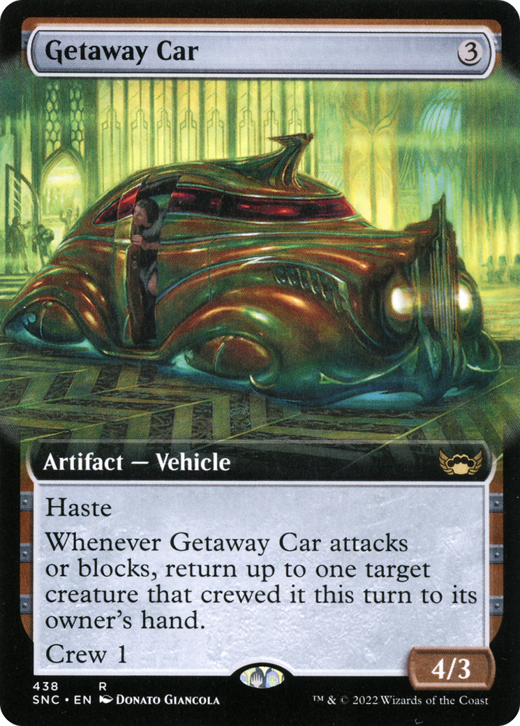 Image of Getaway Car (Extended Art) [Streets of New Capenna]