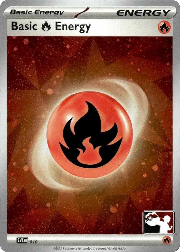 Image of Basic Fire Energy (010) (Cosmos Holo) [Prize Pack Series Seven]