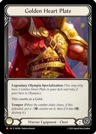 Image of Golden Heart Plate [SUP248] (Super Slam)