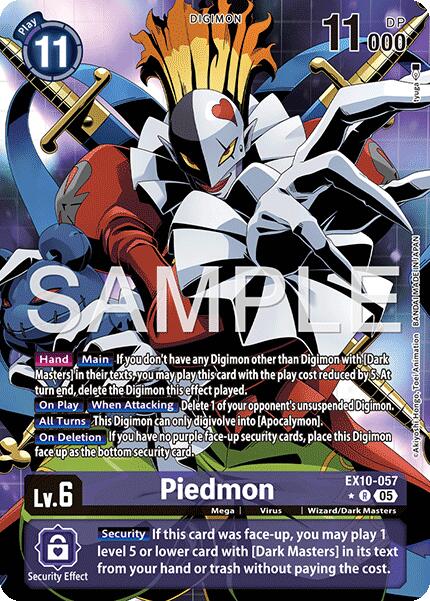Image of Piedmon [EX10-057] (Alternate Art) [Sinister Order]
