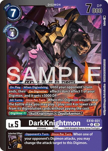 Image of DarkKnightmon [EX10-031] (Limited Foil) [Sinister Order]