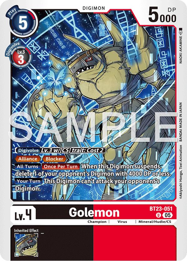 Image of Golemon [BT23-051] [Hackers' Slumber]
