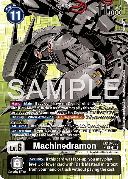 Image of Machinedramon [EX10-035] (Alternate Art) [Sinister Order]