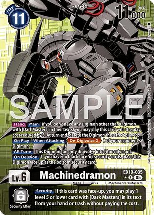 Image of Machinedramon [EX10-035] (Alternate Art) [Sinister Order]
