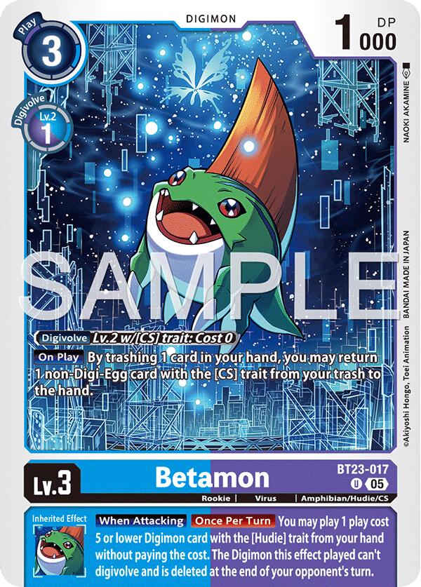 Image of Betamon [BT23-017] [Hackers' Slumber]