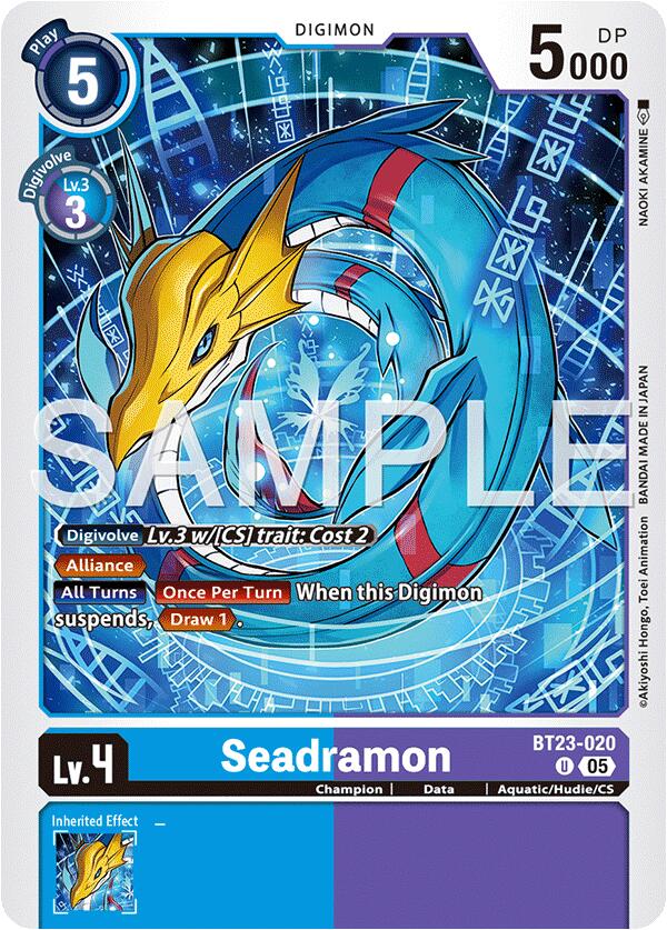 Image of Seadramon [BT23-020] [Hackers' Slumber]