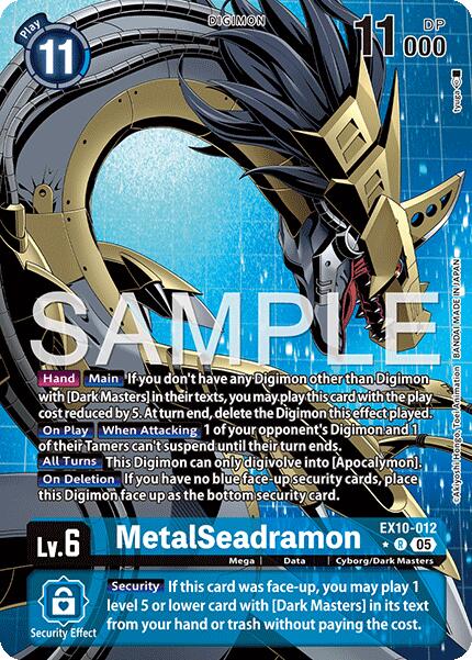Image of MetalSeadramon [EX10-012] (Alternate Art) [Sinister Order]