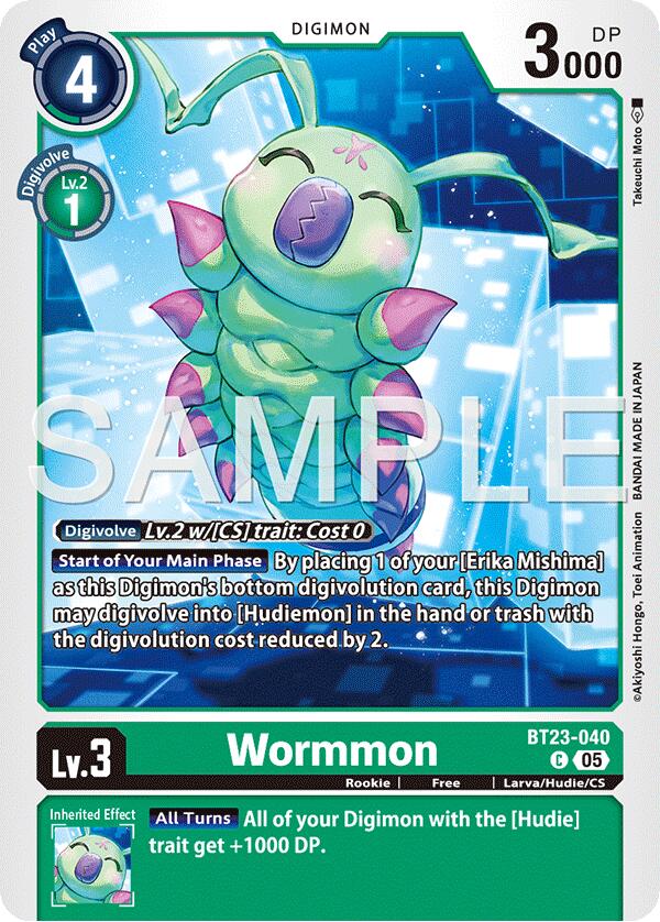 Image of Wormmon [BT23-040] [Hackers' Slumber]