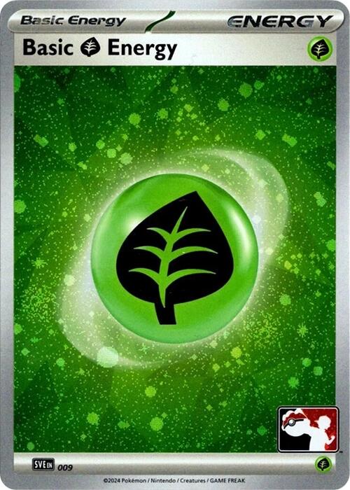 Image of Basic Grass Energy (009) (Cosmos Holo) [Prize Pack Series Seven]