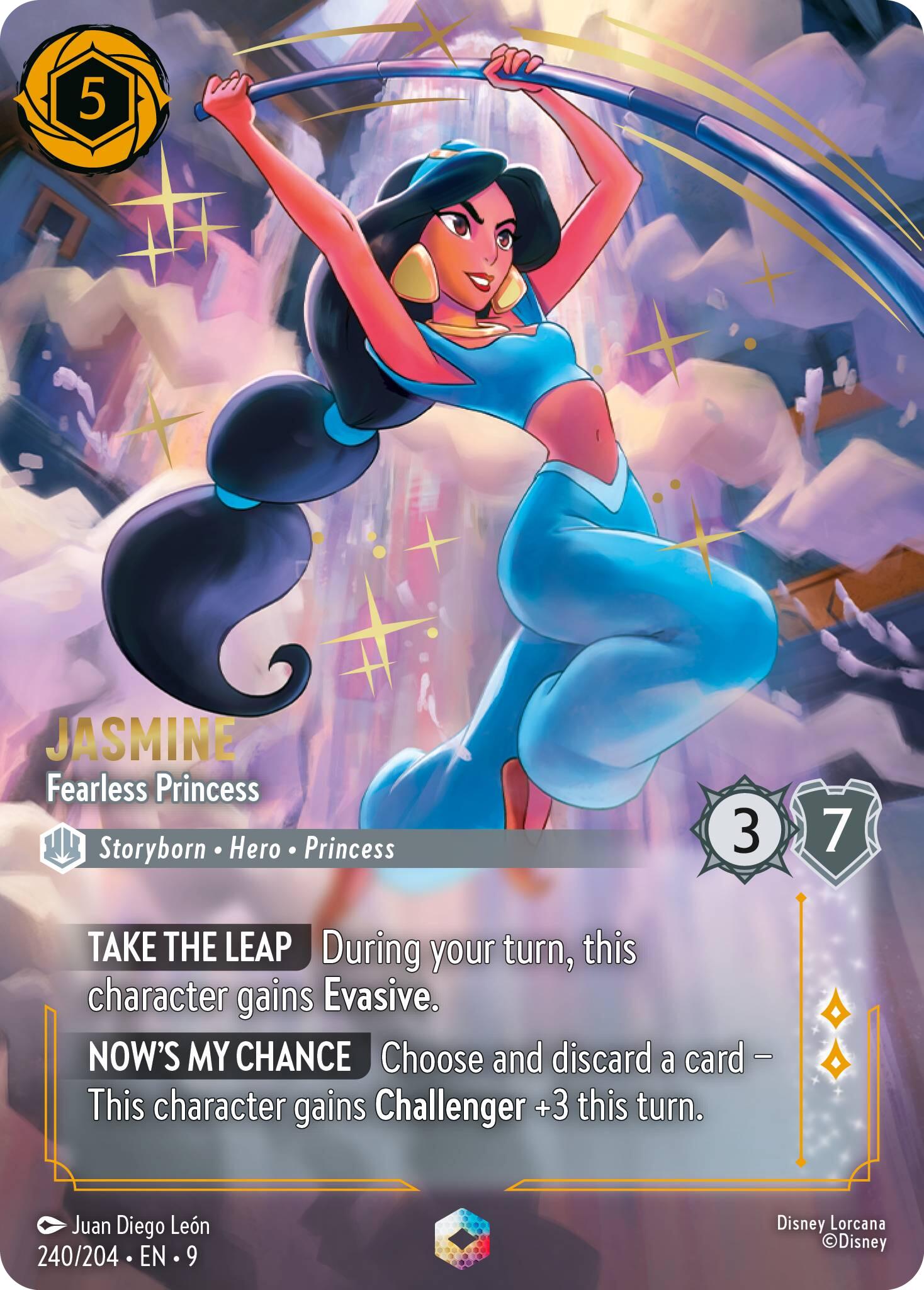 Image of Jasmine - Fearless Princess (Enchanted) (240/204) [Fabled]