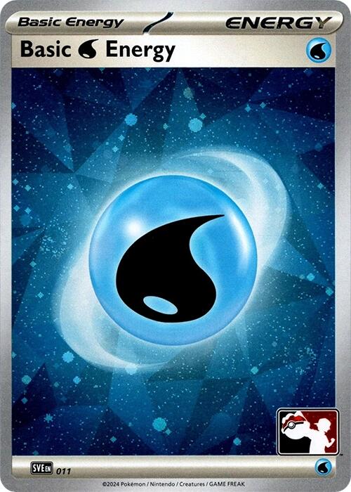 Image of Basic Water Energy (011) (Cosmos Holo) [Prize Pack Series Seven]