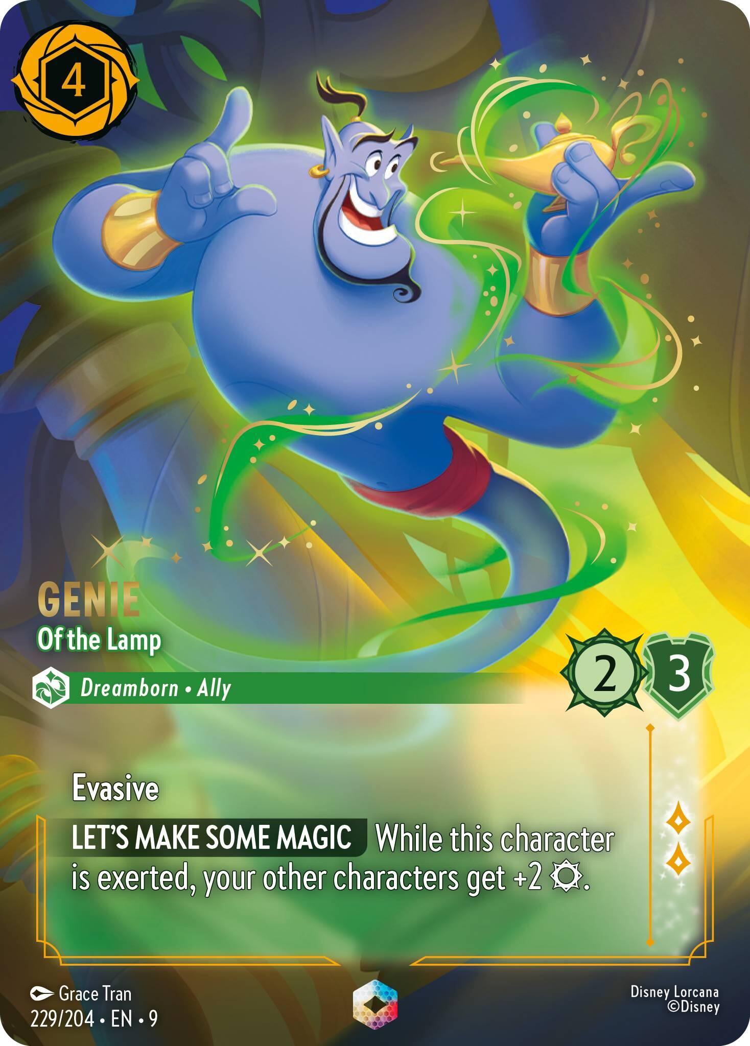 Image of Genie - Of the Lamp (Enchanted) (229/204) [Fabled]